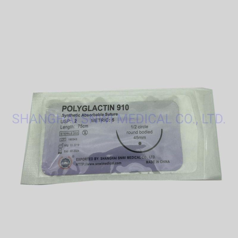 Surgical Suture Slik with Needle