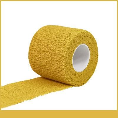 Colorful Medical Cohesive Cotton Self Adhesive Elastic Gauze Bandage