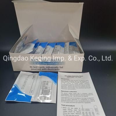 HIV Sexually Transmited Disease HIV/HCV/Hbsag/HBsAb /Tp Rapid Test Kit at Home