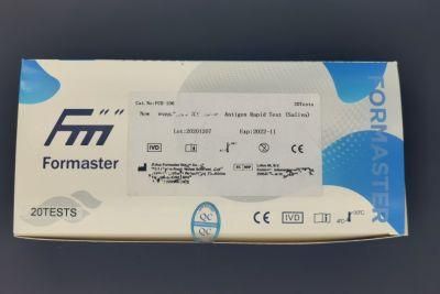 High Accuracy Fast Detection Saliva Sputum Antigen Rapid Test Kit CE