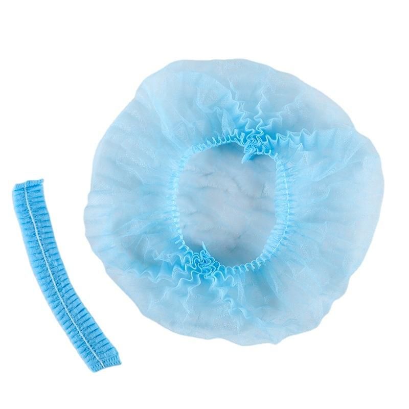 PP Disposable Non-Woven Bouffant Cap with Different Colors and Sizes