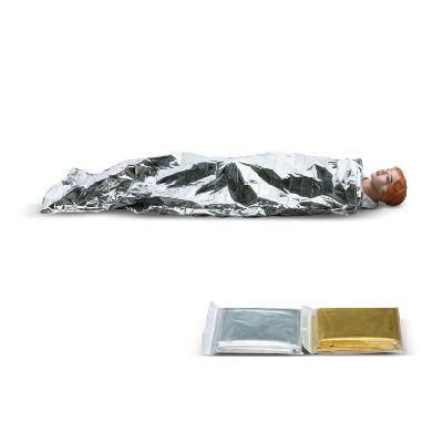 Customized Office Survival Rescue Insulation Waterproof Aluminum Isothermal Emergency Foil Survial Tent Blanket with ISO13485