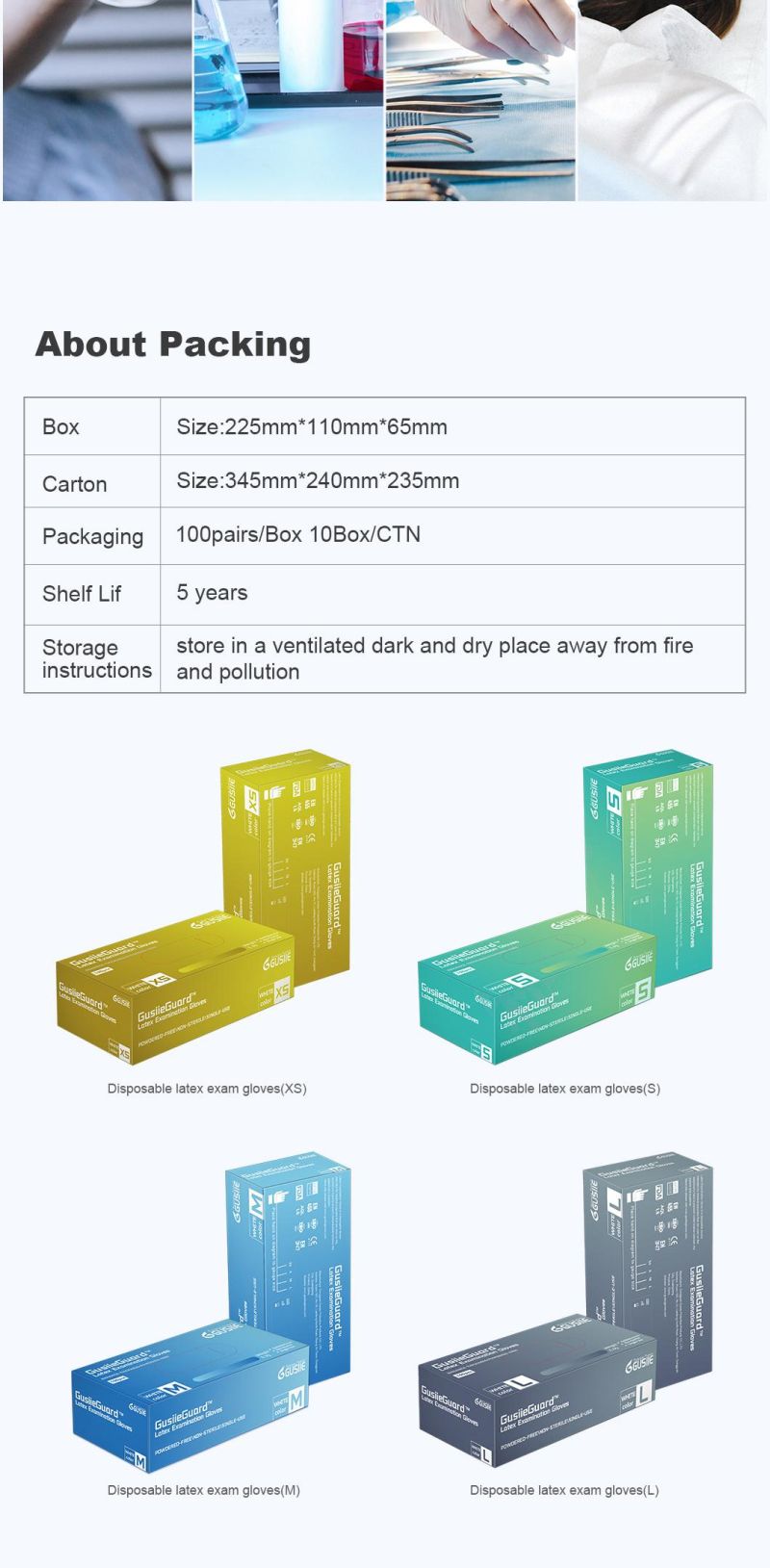 Disposable Powder Free Examination Nitrile /Latex/Vinyl Gloves