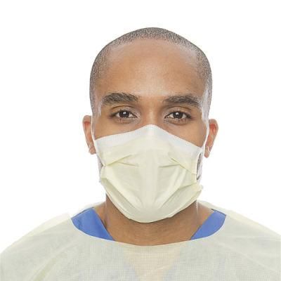 3 Ply Non Woven Dental Sterile Anti Bacterial Protective Thick Pleated Earloop Pm2.5 Mask