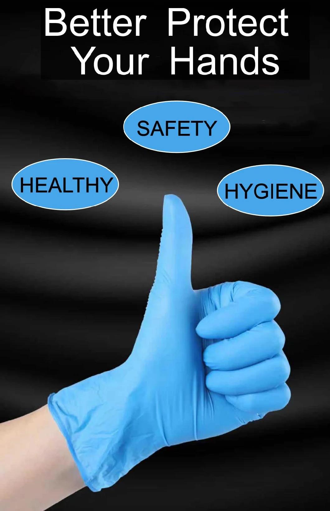 Powder Free Nitrile Gloves FDA CE Disposable Nitrile Blend Gloves