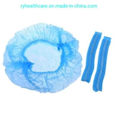 Non Woven Clip Caps Round Caps 10g 21&quot;