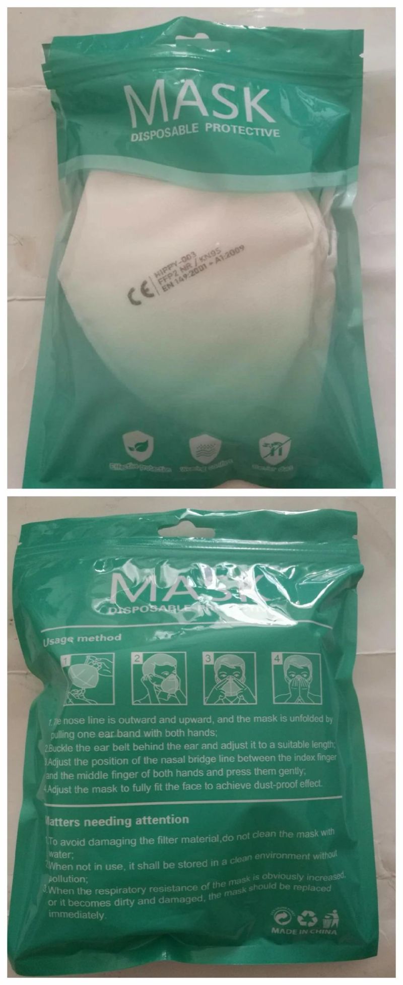 Kn95 N95 Face Mask Ffp2 4 Layer Surgical Disposable Mouth Guard Cover Face Surgical Face Mask