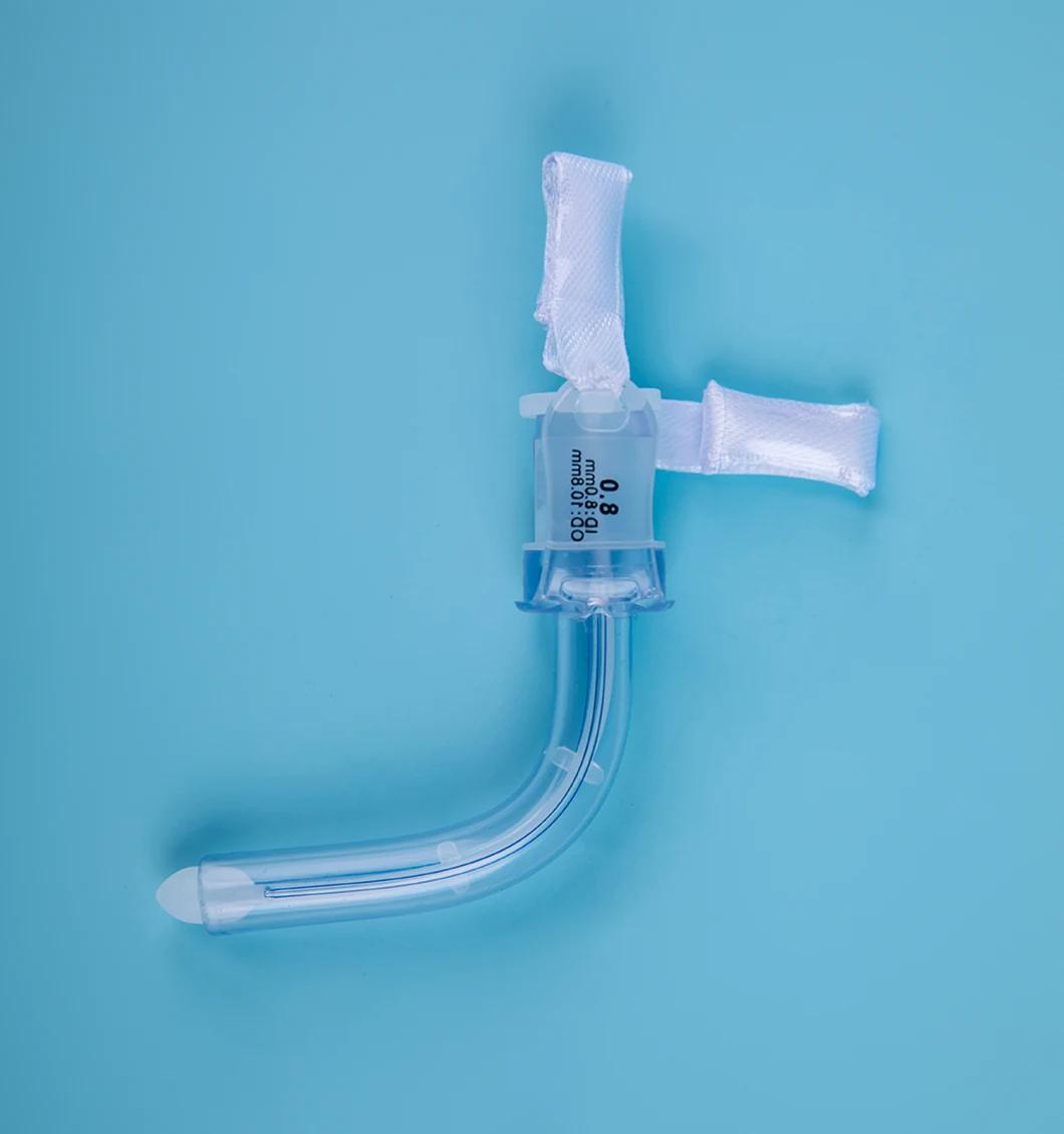 Factory Price Disposable Silicone Tracheostomy Tube with Inner Cannula