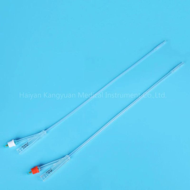 Foley Catheter Medical Instrument Suprapubic Use Silicone Foley Catheter