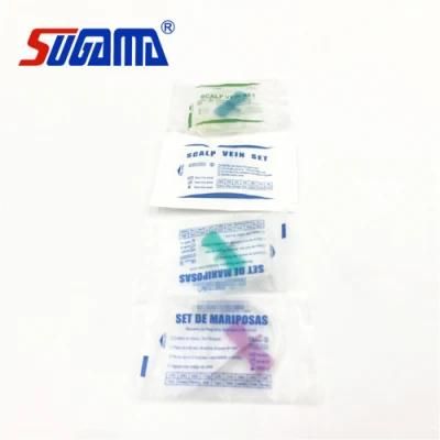 23G Scalp Vein Set Blood Collection Butterfly Needle with Luer Adapter