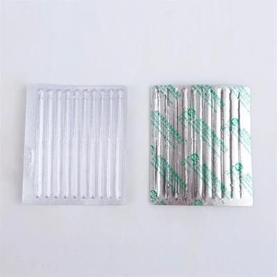 Intradermal Painless Disposable Sterile Silver Plated Handle Acupuncture Needles with Aluminum Foil Packing