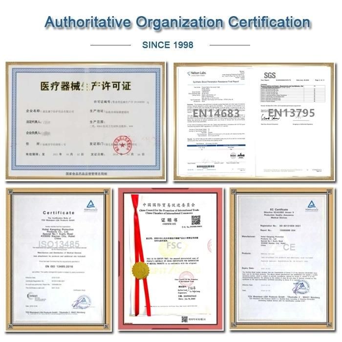 Manufacturer Wholesale Non Woven Personal Protective Red PP PE 40GSM Disposable Isolation Gowns En13795