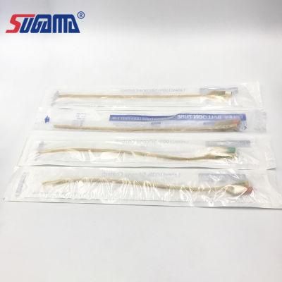 Best Selling Devices Disposable Medical Foley Catheter Double Way