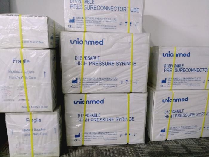 Sterile CT Syringes for Single Use Compatible with Medrad Lf Nemoto Medtron Salient Bracco Injectors
