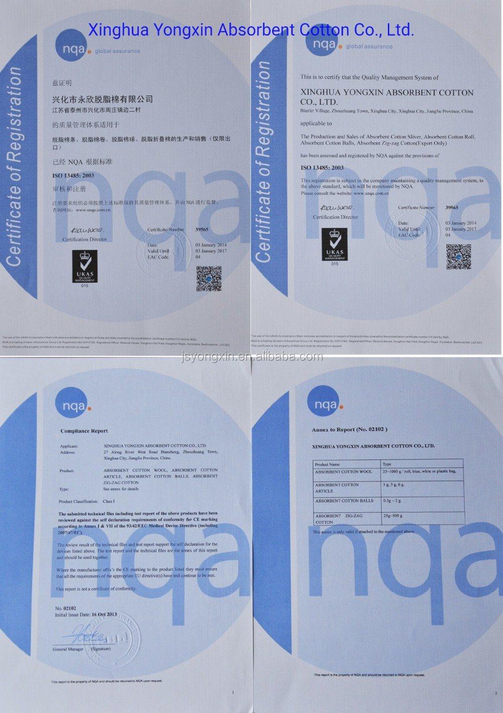 High Quality Absorbent Custom Coloured Organic Cotton Ball Colored