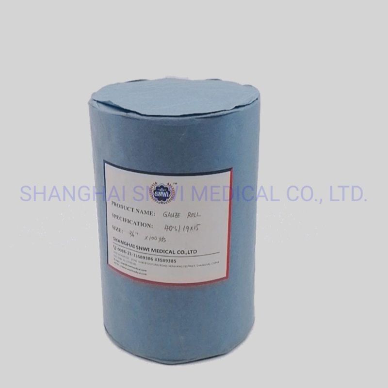 White Sterile Cotton Gauze Jumbo Bandage Roll