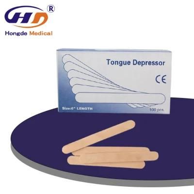 HD9 - Medical Disposable Wooden Non-Sterile Tongue Depressors