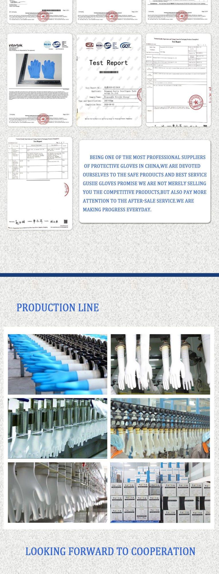 Black Nitrile Glove, Disposable Medical Examination Glove Blue Nitrile Glove, Nitrile Examination Large Gloves
