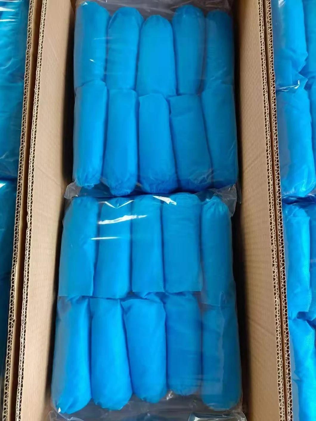 Shoe Covers Disposable 100 Pack (50 pairs) 15.7′′ Hygienic Shoe Covers Waterproof Slip- Resistant Shoe Booties
