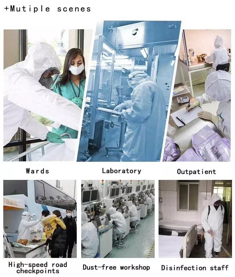 Cheap Disposable Non-Woven Fabric Protective Coveralls/Safety Coveralls