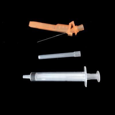 CE/FDA Approved Safety Needle Syringe for Hypodermic Injection