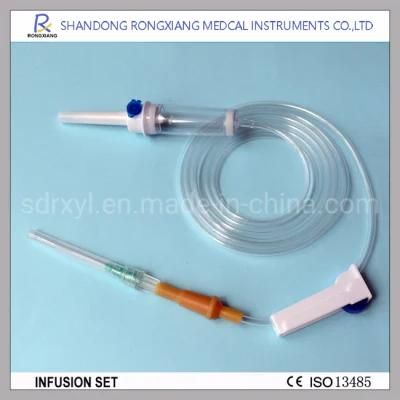 Factory Medical Disposable Infusion Set with ISO with Needle
