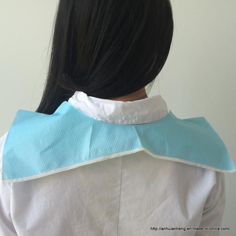 Food Using Dispsable Bib White Paper and PE Film