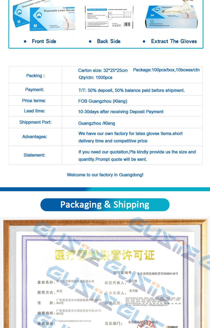 Made in China Competitive Price Disposable Gloves Different