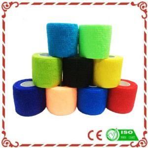 Waterproof Flexible Nonwoven Latex Free Printed Cohesive Bandage