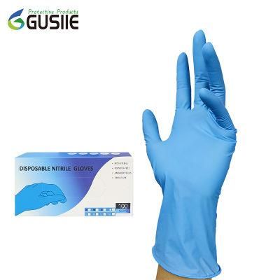 Blue Disposable Nitrile Gloves Powder Free Disposable Nitrile Gloves Professional