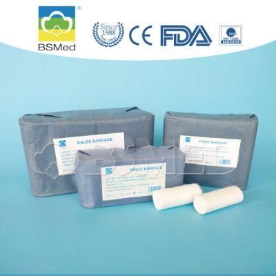Medical Supply Absorbent 100% Cotton Gauze Roll Bandage
