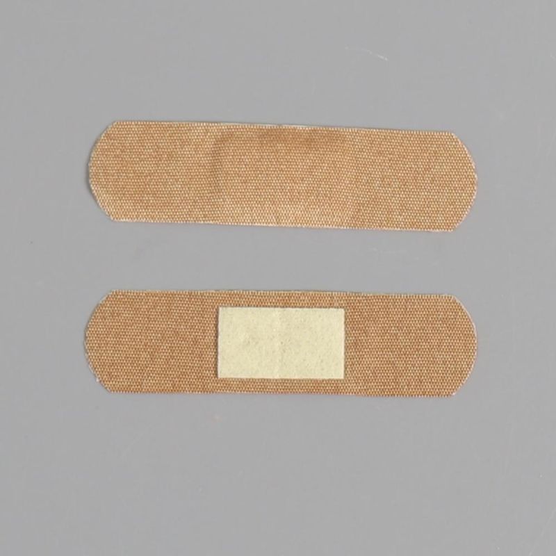 20PC/Box 72X19mm Skin Color Breathable Flexi Fabric Wound Dressing First Aid Plaster