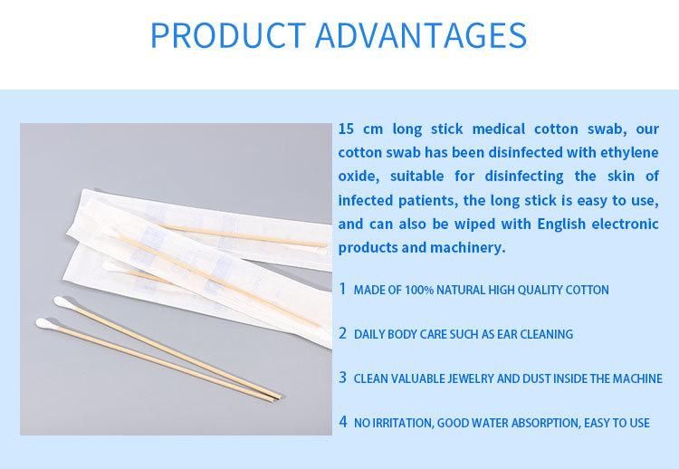 Good Price Viral Transport Test Medical Cotton Sterile Medium Swab