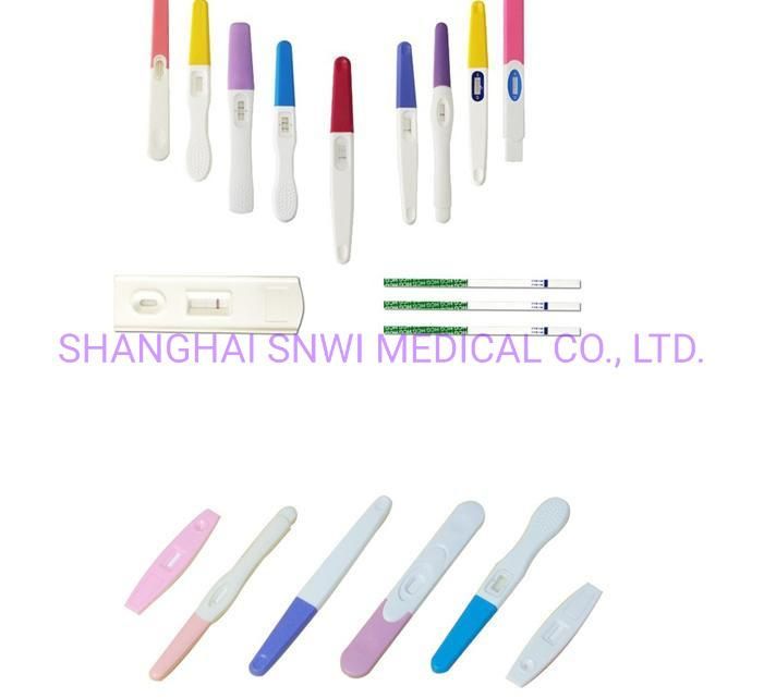 CE Approved Medical Diagnostic One Step Urine Colloidal Gold Immune Chromatographic Assay HCG Pregnancy Rapid Test Kit