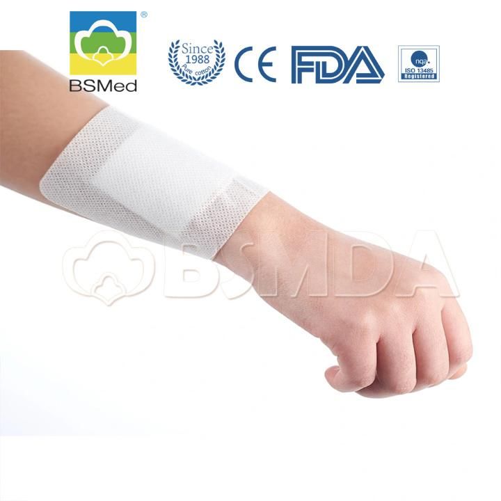 Sterile Wound Plasters Wound Healing Non-Woven PU & Cotton Fabric Plasters