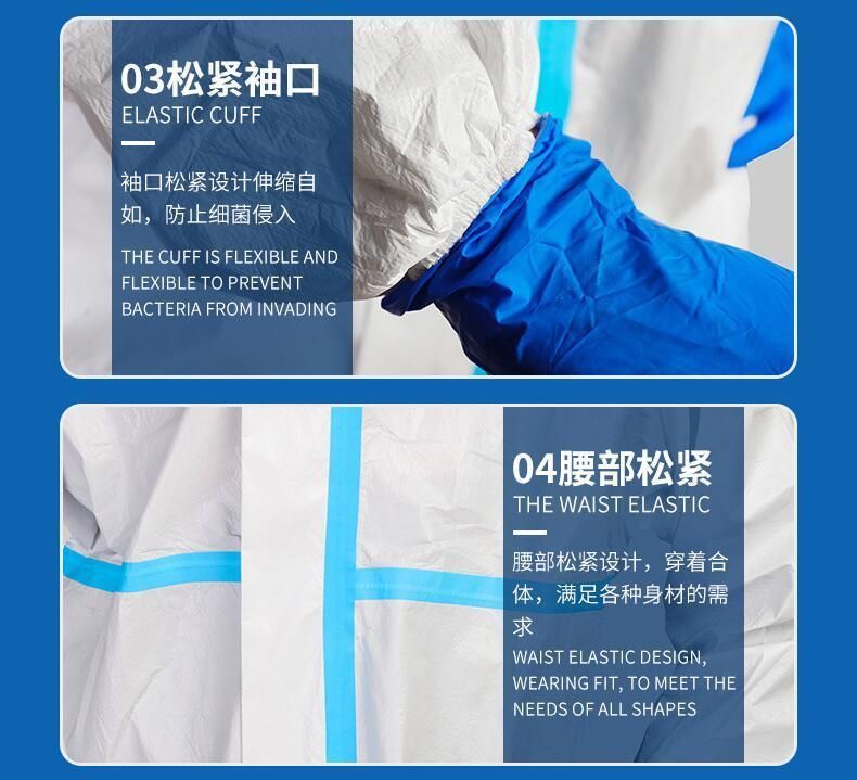 Ropa Protectora Desechable Suits ICU with Ce Certifications
