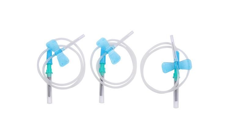 Multi-Sample Needle 21g Safety Butterfly Blood Collection Needle