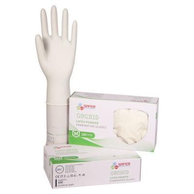 Latex Gloves Disposable Medical Malaysia Powder with High Quality