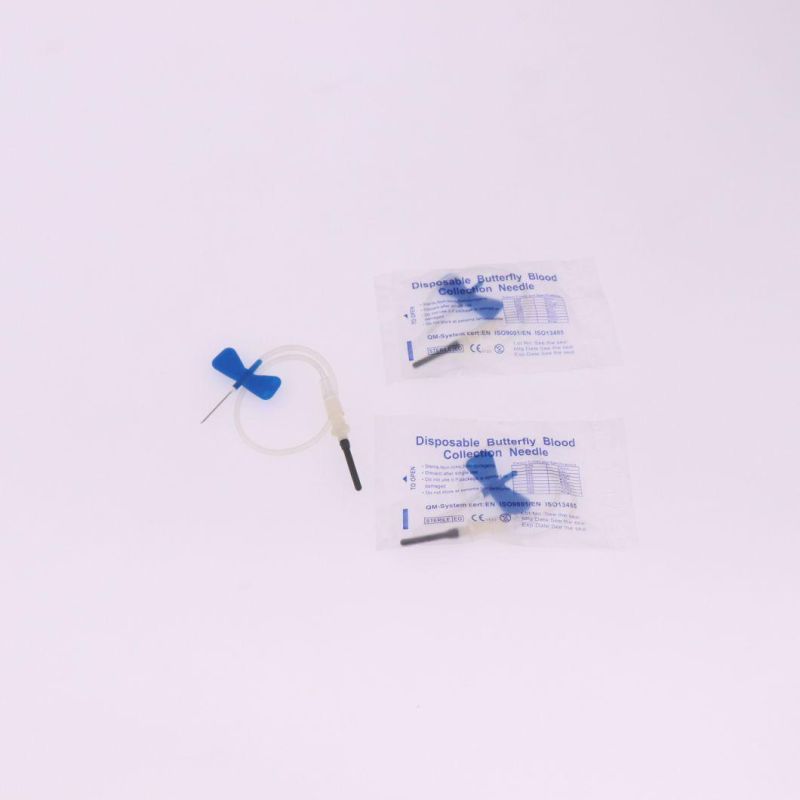 Butterfly Blood Collection Needle Disposable Safety Two Wings Blood Collection