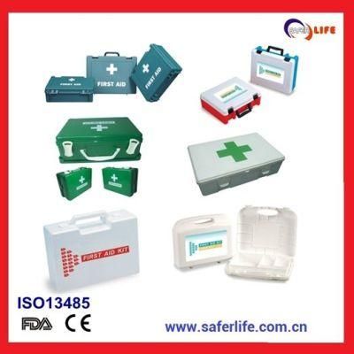 2019 Shatterproof Medical Hospital Tools PP First Aid Box Medical Colorful Empty First Aid Box Plastic Tool Box with Sponge
