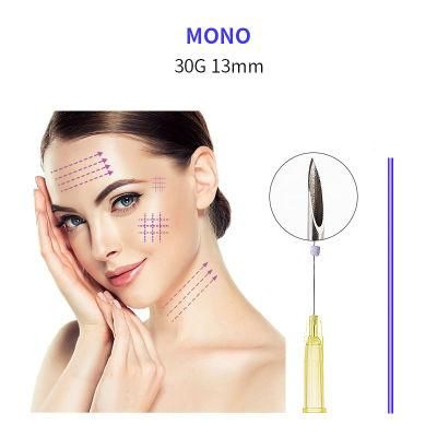Gold Mono Cog 3D Plla Pdo Thread Face Lift for Cheek