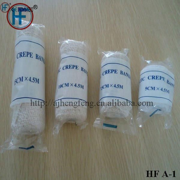 Chinese Supplier Direct Sale Good Price Medical Spandex Cotton Elastic Crepe Bandage