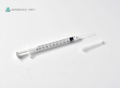 CE/ISO/FDA Approved Retractable Safety Syirnge, with Fixed Needle