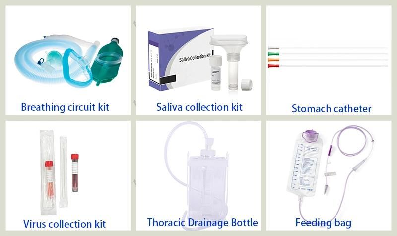 1/2/3/4 Way Extension Tube Infusion Set with Needle Free Connector