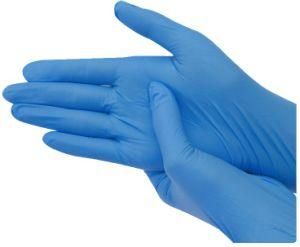 Wholesale Cheap Custom Large Blue Nitrile Gloves for Waterproof Household Gloves