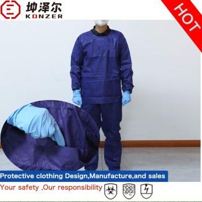 Good Air Permeability Anti-Infectious Substances Spunbond and Breathable Film Workwear Disposable Protective Clothings