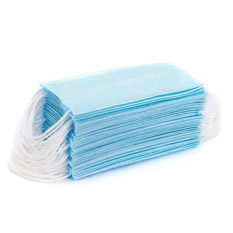 China Best Selling Bfe 98% 3 Ply Disposable Anti Splash Dust Pm2.5 Virus FDA 510K CE En149 En14683 Approved Earloop Blue Color Surgical Face Mask
