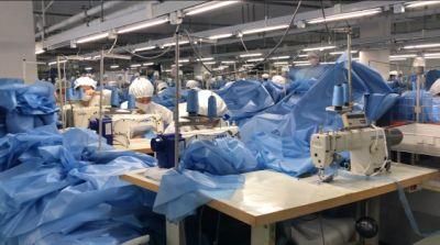 Surgical Gown SMS 40g CE Approved Eo Sterile for Hospital Use