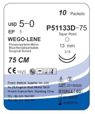 Wego Double Needles Blue Polypropylene