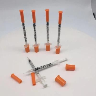 CE ISO Approved Medical Sterile Insulin Syringe for Diabetes